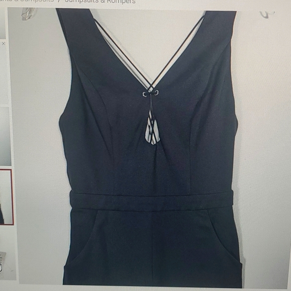 Bebe lace up romper - Picture 5 of 5